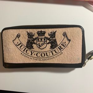 Long Juicy Couture zip around wallet!